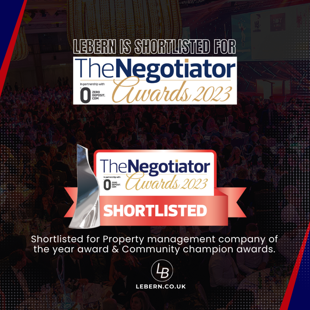 Best Property Management Provider at Negotiator awards 2023